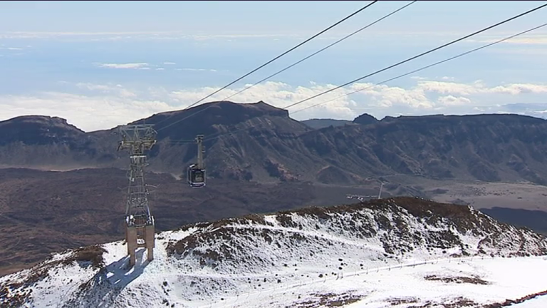 Continúan las bajas temperaturas en cumbres de Tenerife y Gran Canaria