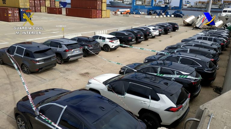 Recuperan dos coches robados en Alemania en un contenedor de paso por Gran Canaria