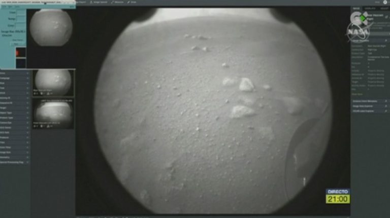 El vehículo Perseverance llega con éxito a la superficie de Marte