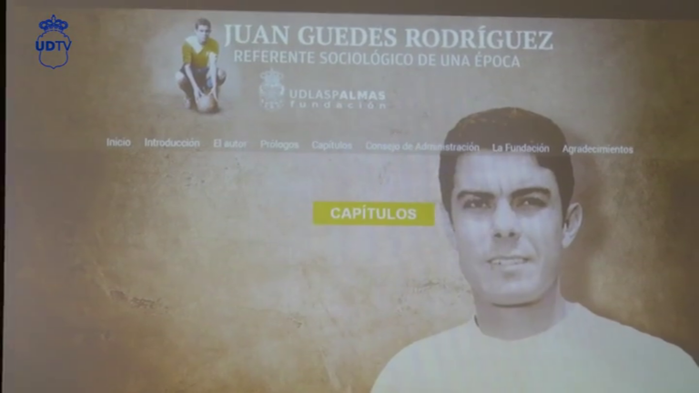 Juanito Guedes, uno de los grandes mitos de la UD Las Palmas, tiene su propia web