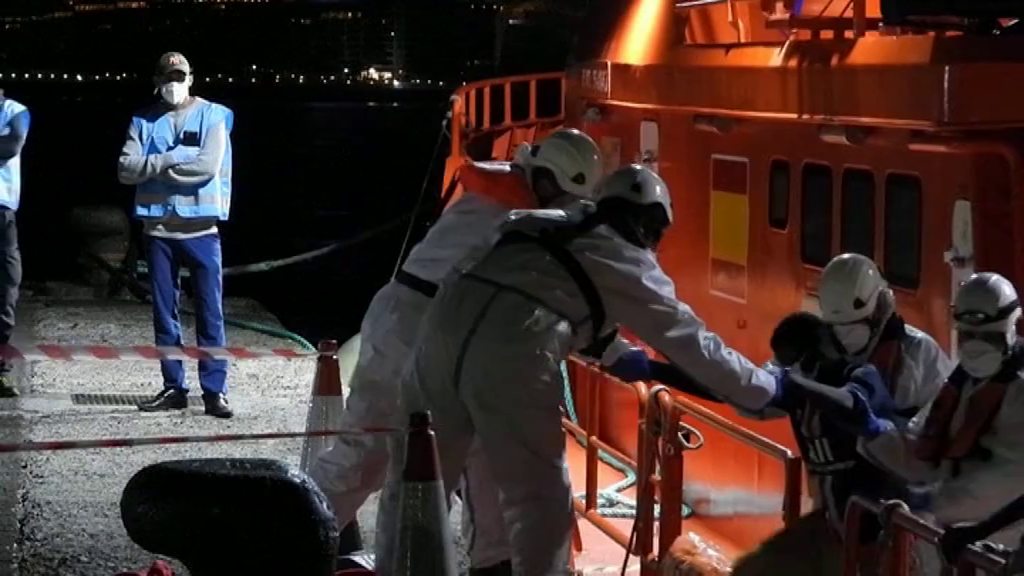 Migrantes rescatados