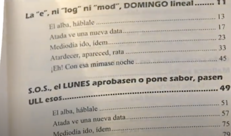 Palíndromo: destreza mental y literaria