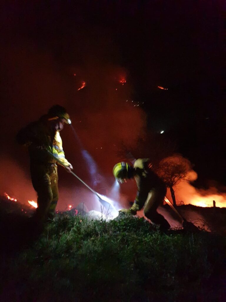Cantabria registra 24 incendios forestales en 24 horas