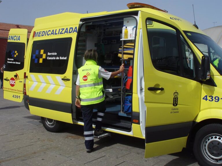 Cuatro heridos en una colisión múltiple en Santa Cruz de Tenerife