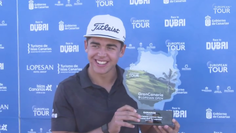 Higgo se proclama campeón en el Gran Canaria Lopesan Open de golf