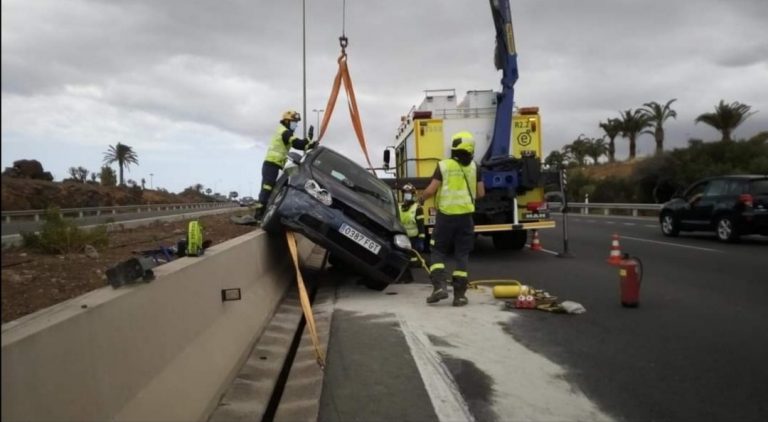 Accidente de tráfico en Gran Canaria sin heridos de gravedad
