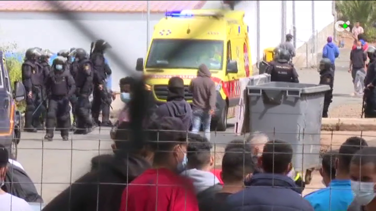 Ingresan en prisión 5 de los detenidos por los disturbios en el campamento de Las Raíces