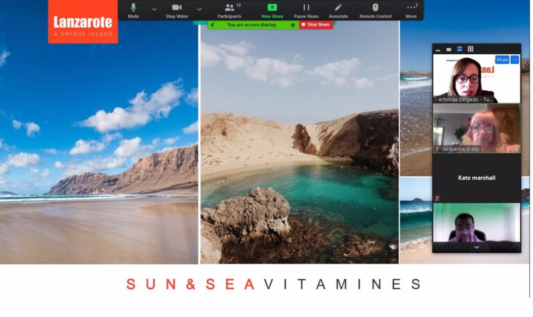 Lanzarote se ‘vende’ como destino vacacional familiar ante más de 80 agentes de viajes