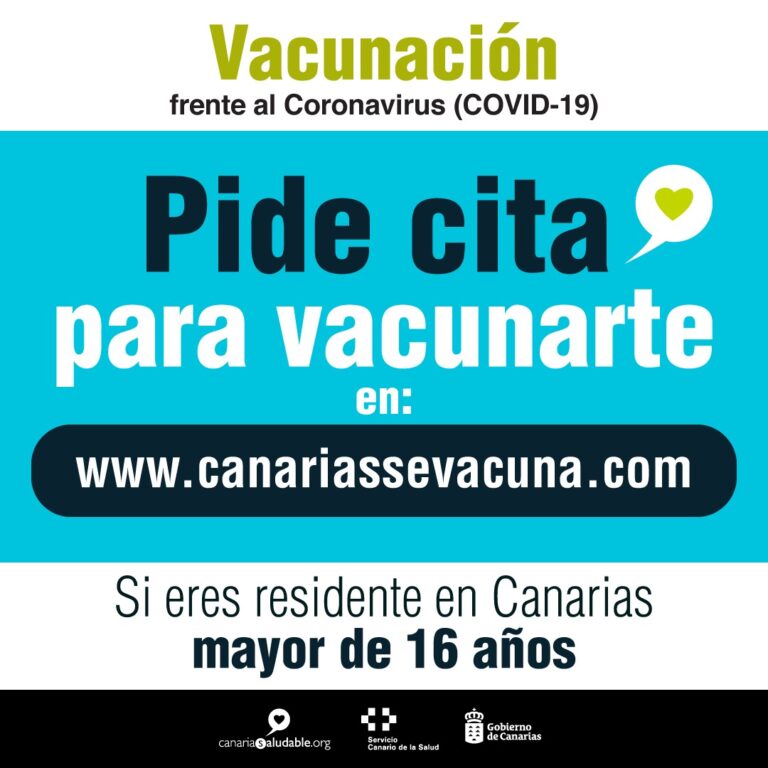 Más de 100.000 canarios se inscriben para recibir vacuna contra la COVID-19