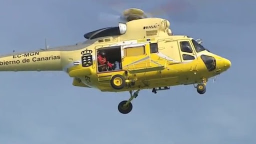 Motorista herido grave en una colisión con un automóvil en Tenerife