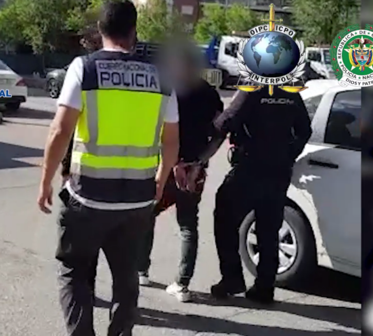 Detenido en Madrid un sicario buscado en Colombia por más de cien homicidios