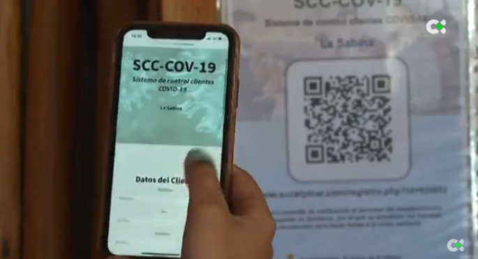 Aplicación en El Hierro para rastreo de COVID- 19 en la hostelería