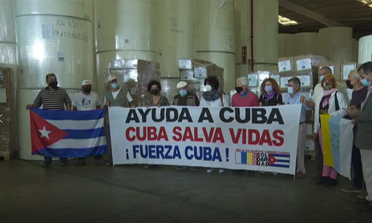 Canarias ayuda a Cuba con el envío de material médico