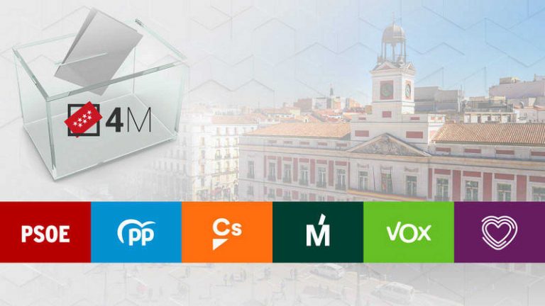 Las largas colas para votar en Madrid se repiten a primera hora de la tarde