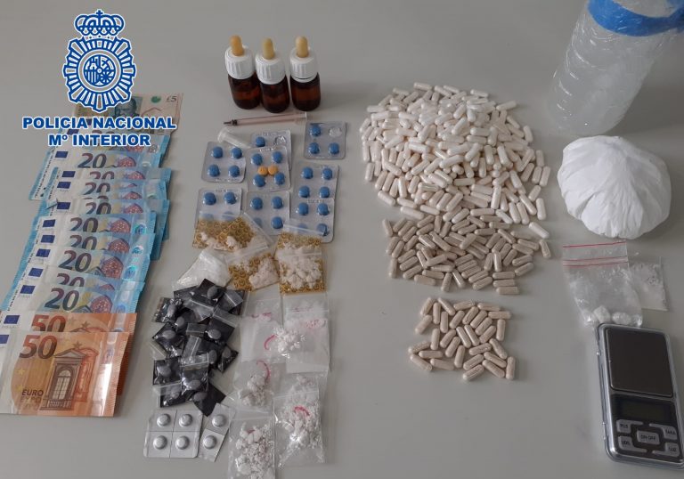 La Policía Nacional detiene a un hombre por tráfico de drogas en Playa del Inglés