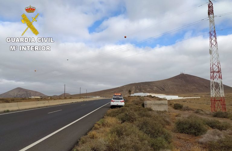 Conducía a 235 km/h con su moto por una carretera de Lanzarote