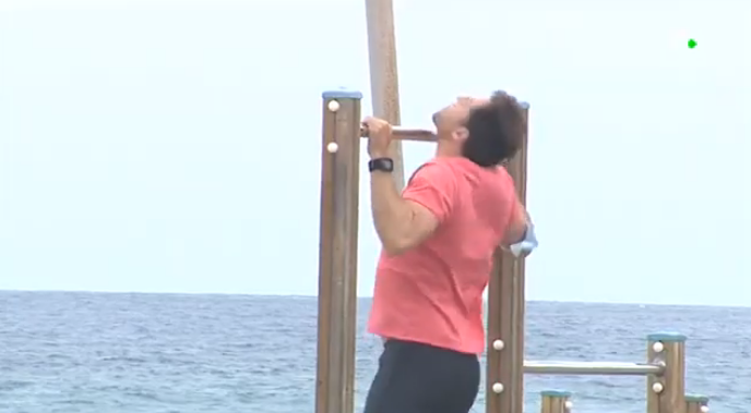 Gimnasio itinerante al aire libre