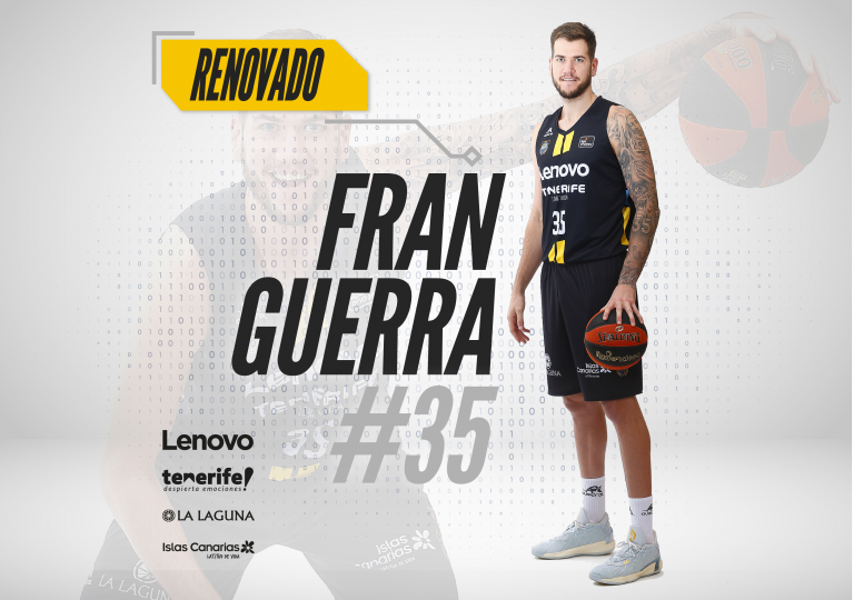 Fran Guerra seguirá tres temporadas más en el Lenovo Tenerife
