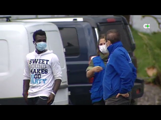 El pueblo de Las Mercedes, solidario con los migrantes del campamento de Las Canteras