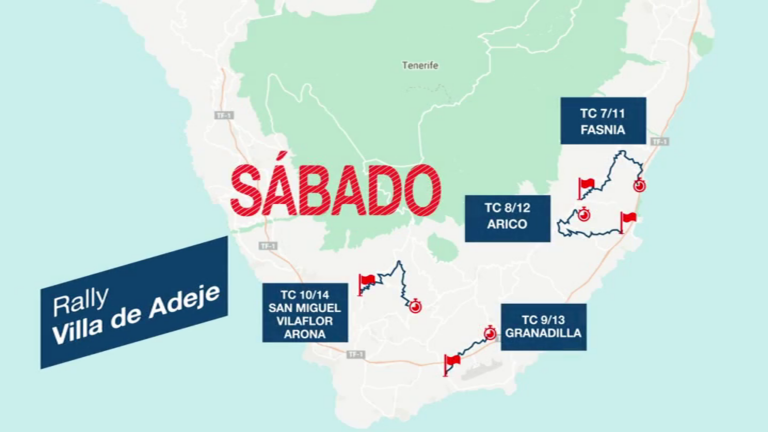 El Rally de Adeje arranca los motores con la primera etapa y seis tramos