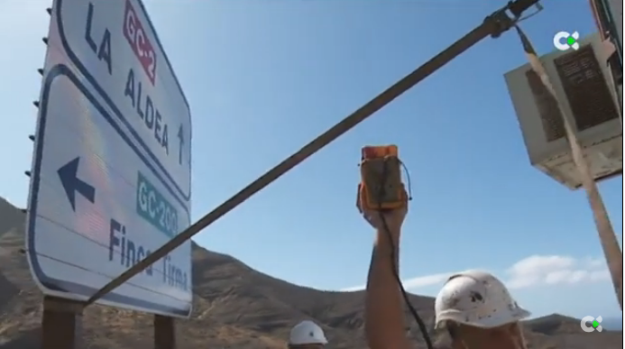 Nuevo túnel en la carretera de La Aldea