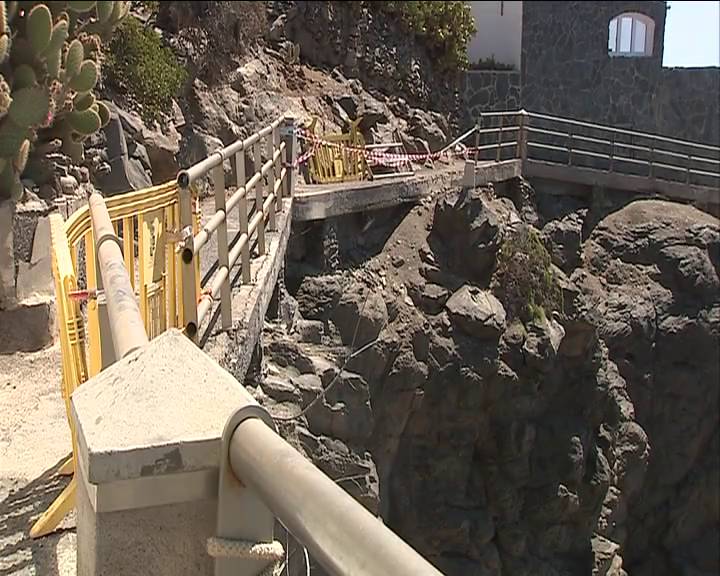 Vecinos de Morro Besudo, en Gran Canaria denuncian el mal estado del paseo marítimo