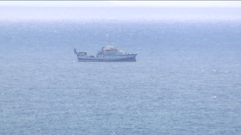 El buque centra su búsqueda en la zona donde Tomás Gimeno envió los últimos mensajes