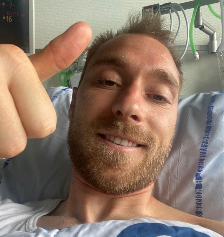 Eriksen será operado para implantarle un desfibrilador automático