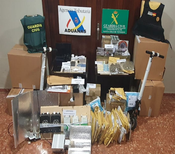 Intervenidos envíos postales estupefacientes 