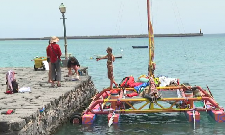 Un catamarán único en Lanzarote