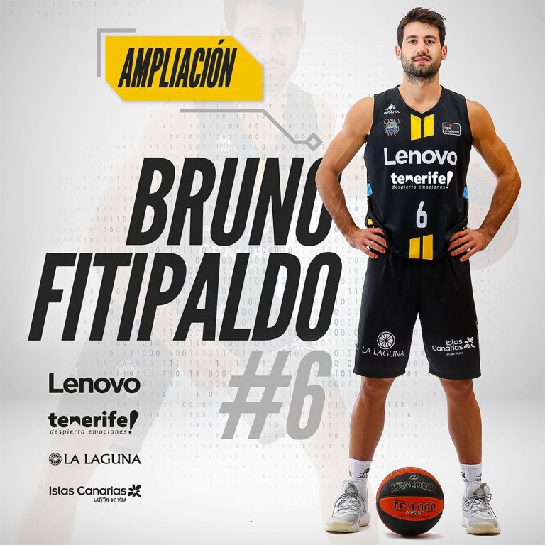 Fitipaldo continuará en el Lenovo Tenerife hasta 2024