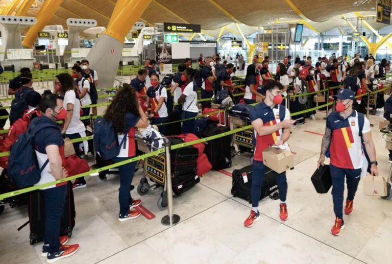 El grueso del equipo olímpico español llega a Tokio a cinco días de los JJOO