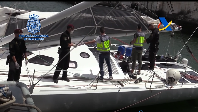 Velero droga Atlántico