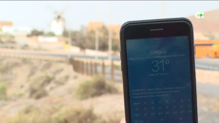 Canarias está hoy en riesgo por temperaturas muy altas