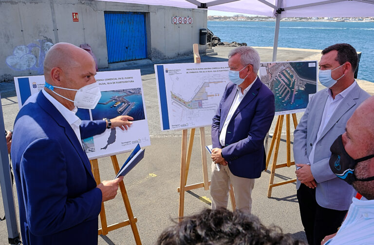 La nueva dársena comercial del puerto de Corralejo supondrá una inversión de 33 millones