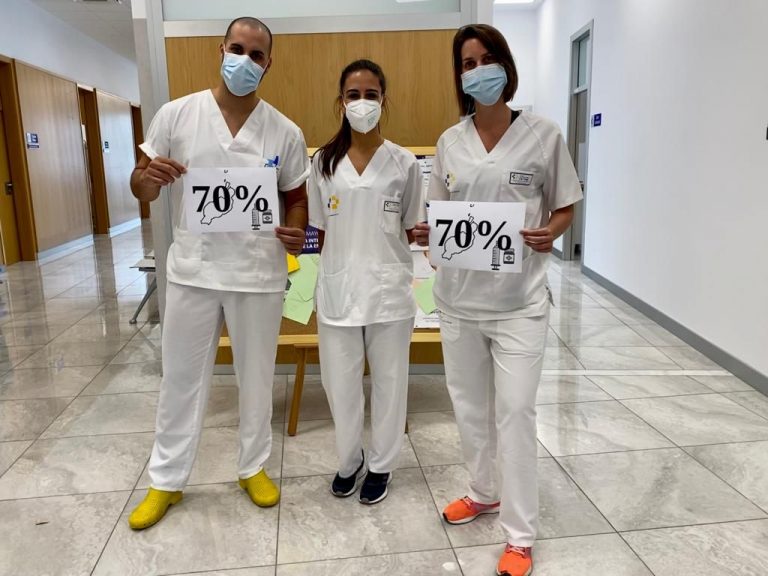 Lanzarote, tercera isla canaria con el 70 por cierto de la población inmunizada