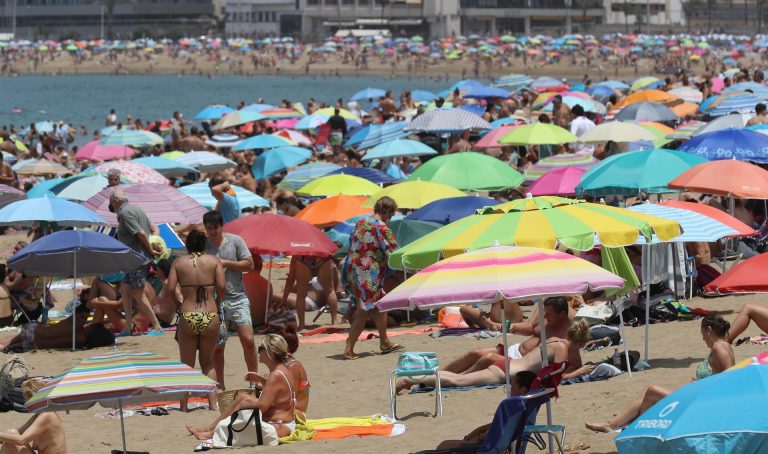 Tasarte, con 44,4 grados, registra la temperatura más alta de Canarias a mediodía del lunes