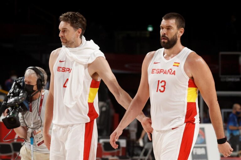 Pau Gasol y Marc Gasol dejan la selección española