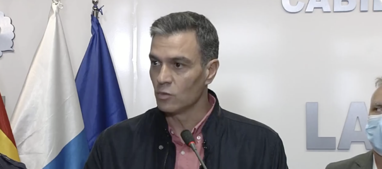 Sánchez anuncia que se agilizará el reparto de ayudas para La Palma