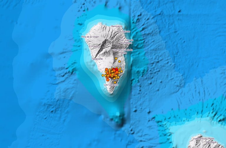 La Palma registra un terremoto de 5,0 la magnitud máxima hasta la fecha