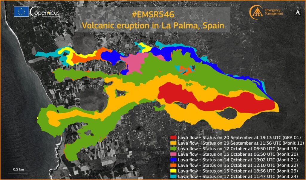 La lava de 'Cumbre Vieja' arrasa más de 789 hectáreas