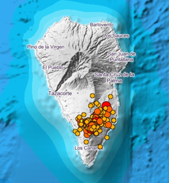 el último informe de la Dirección de Seguridad Nacional (DSN) recoge que el volcán ha superado la emisión de 10 millones de metros cúbicos de piroclastos