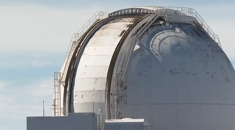 La ceniza volcánica llega a los telescopios del Roque de los Muchachos