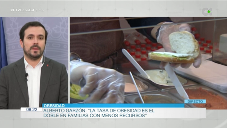 Alberto Garzón: El sobrepeso y la obesidad «es un problema de primer orden»