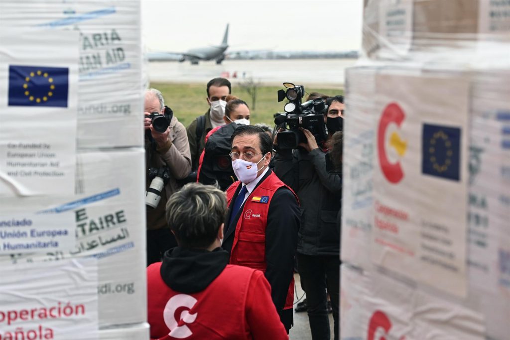 La ayuda humanitaria a Ucrania comprende bienes para atender necesidades urgentes, por valor de más de 150.000 euros