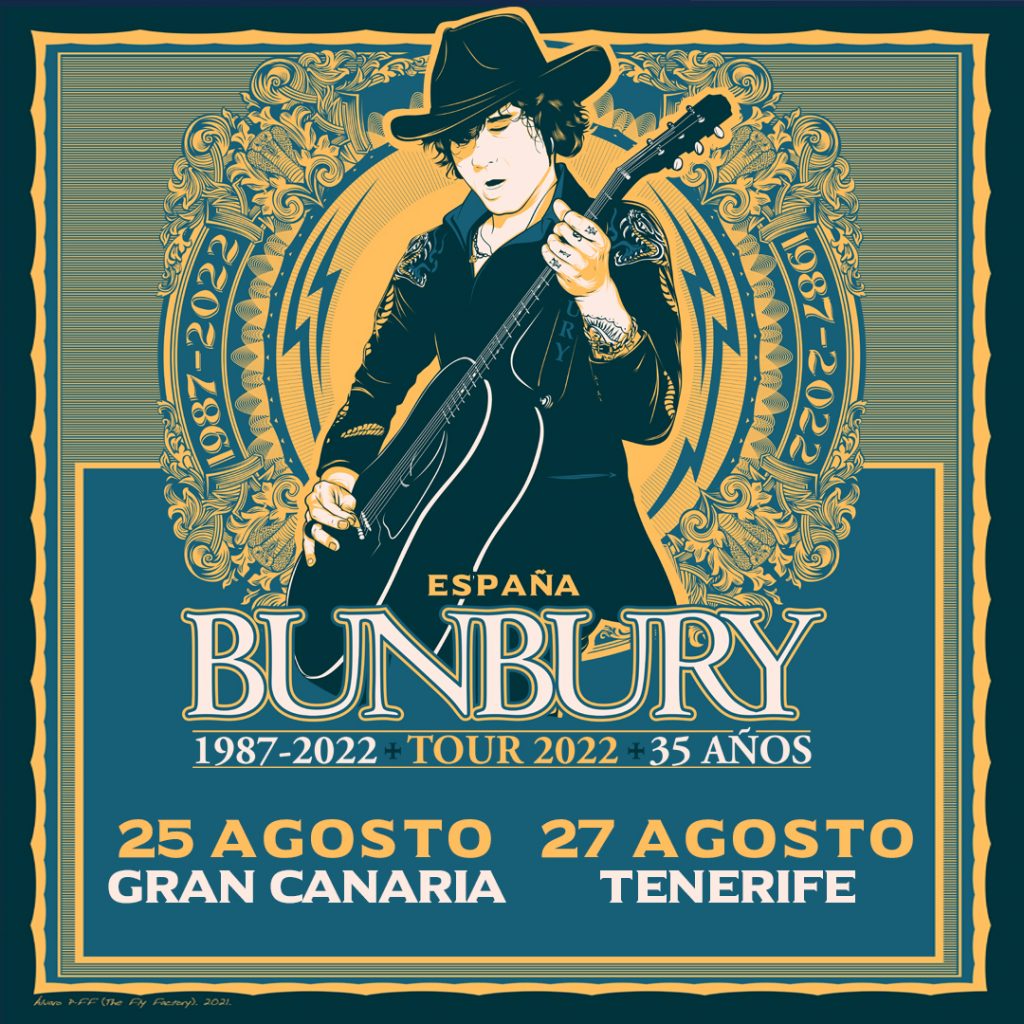Enrique Bunbury estará en en Canarias antes de su retirada