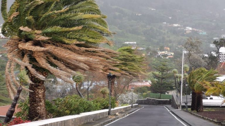 Viento y lluvia en las islas occidentales y Gran Canaria también este lunes