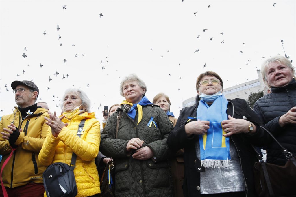 Canarias vuelve a manifestarse contra la guerra en Ucrania