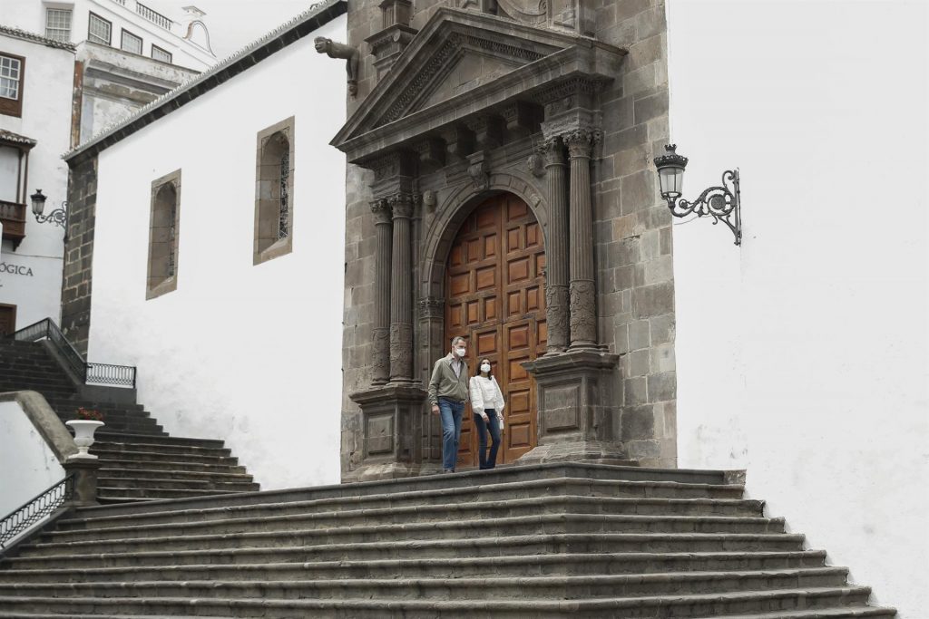 Visita de los Reyes a La Palma