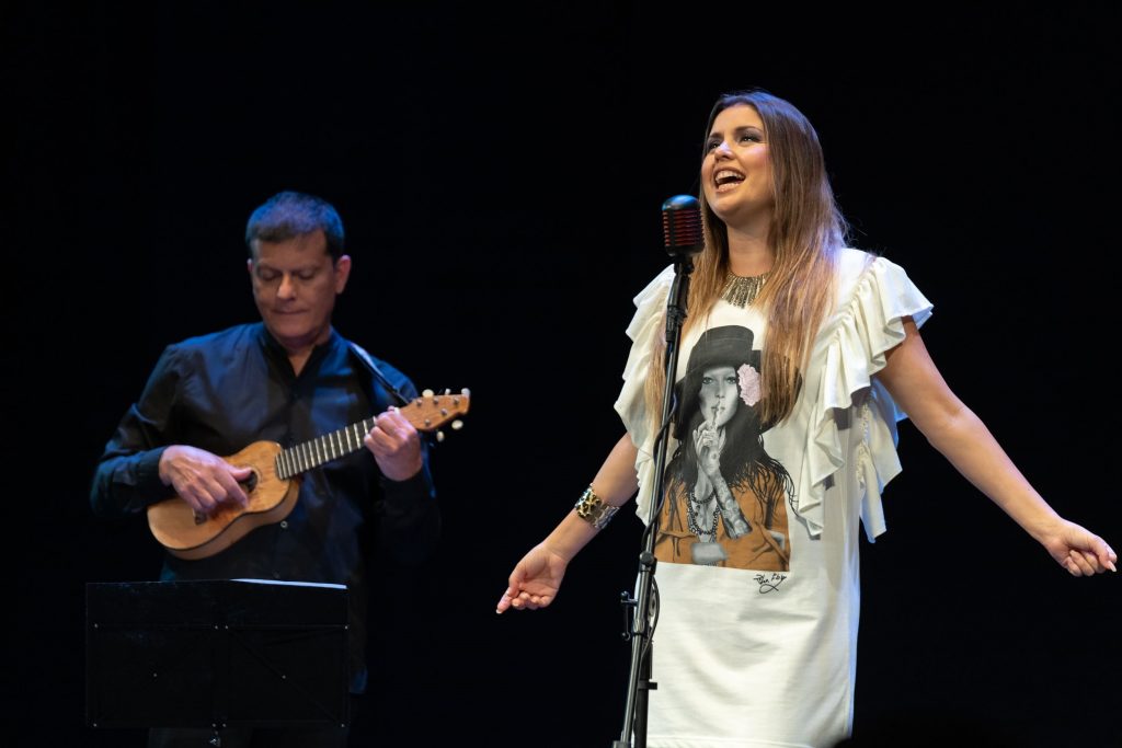 Cristina Ramos y Benito Cabrera en un concierto "especial" en La Laguna